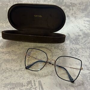 Tom Ford Black and Gold Optical frame
